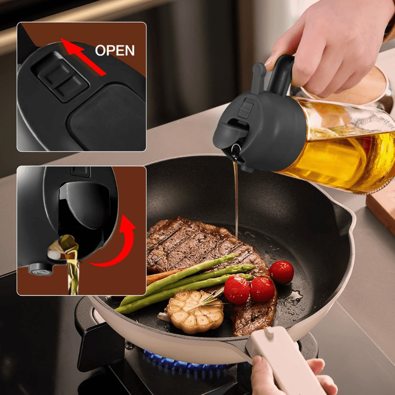 PrepMaster™ Oil Dispenser & Spray Bottle