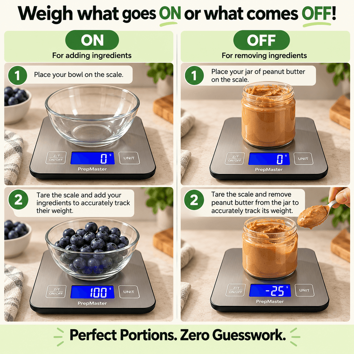 PrepMaster™ Kitchen Scales