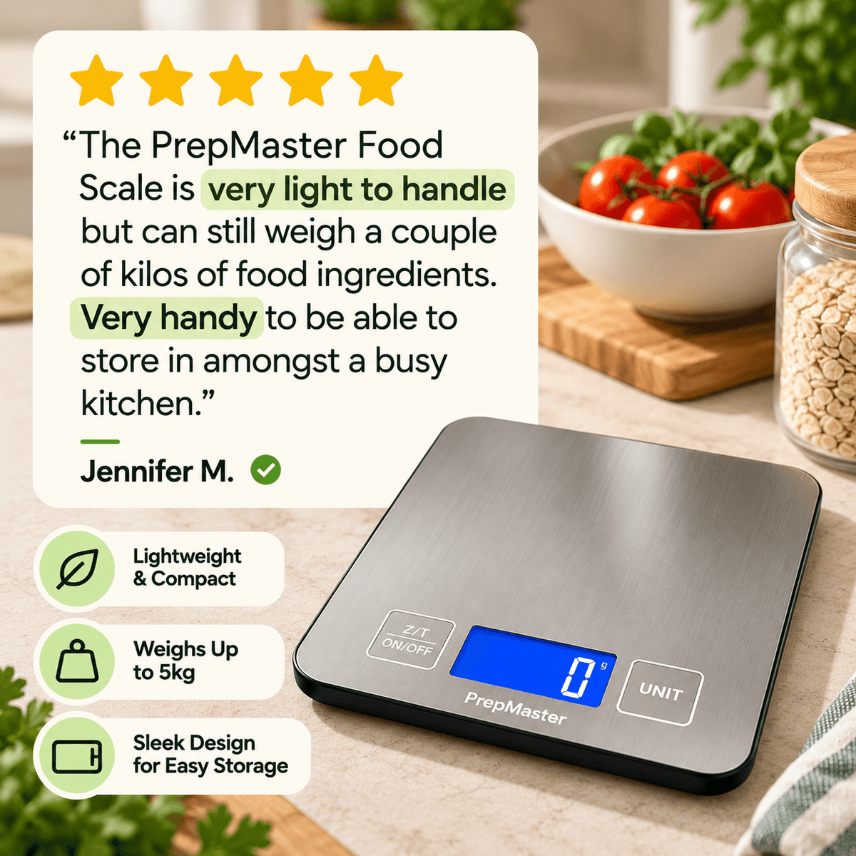 PrepMaster™ Kitchen Scales