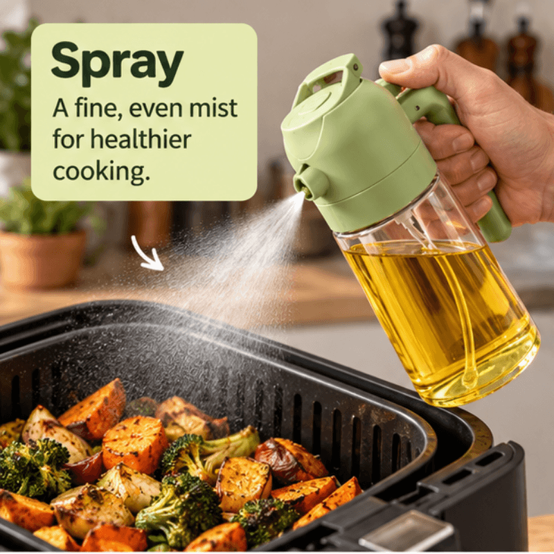PrepMaster™ Oil Dispenser & Spray Bottle