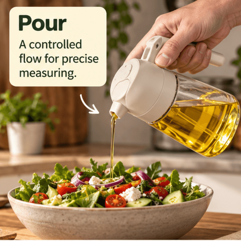 PrepMaster™ Oil Dispenser & Spray Bottle