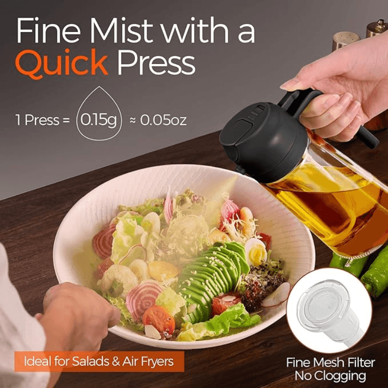 PrepMaster™ Oil Dispenser & Spray Bottle