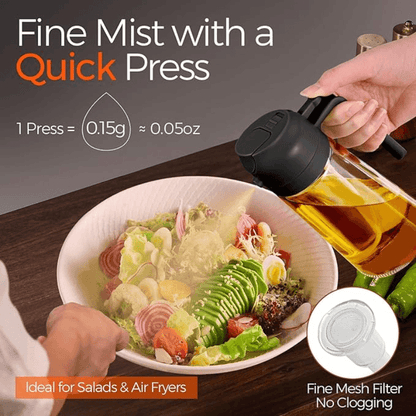 PrepMaster™ Oil Dispenser & Spray Bottle